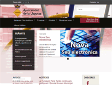Tablet Screenshot of llagosta.cat